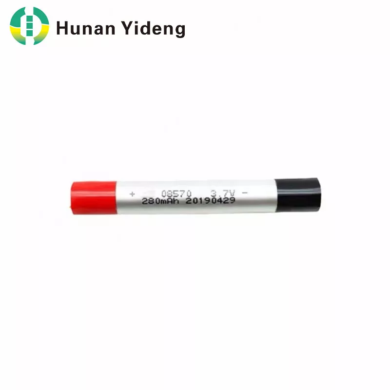 08570 3.7V 280mAh тънка цилиндрична литиево-полимерна батерия