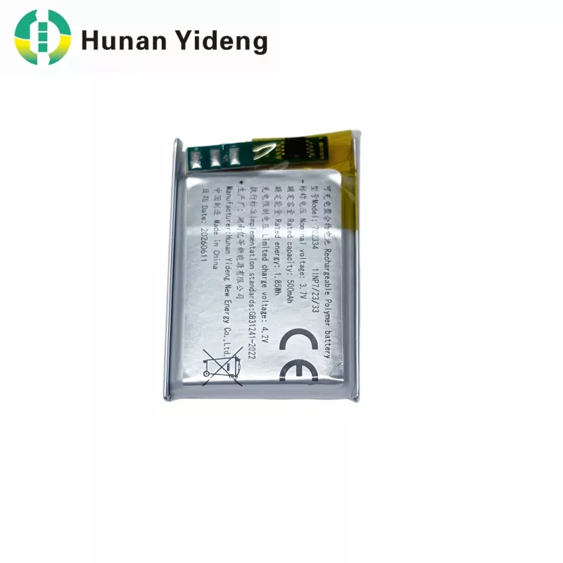 1,85 Wh 702334 персонализирана батерия с конектори Molex