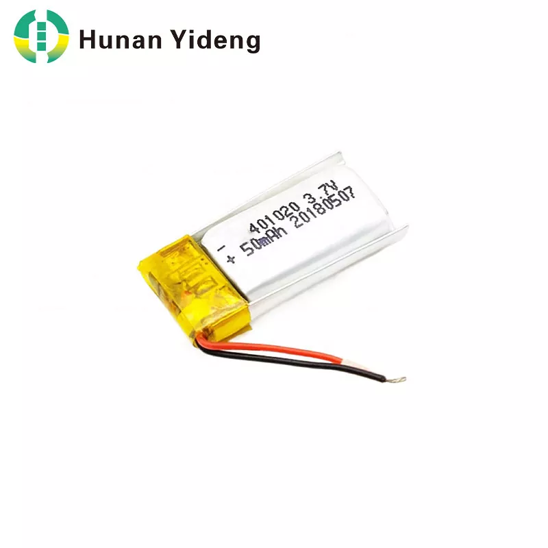 401020 3.7v 500mAh литиево-полимерна батерия